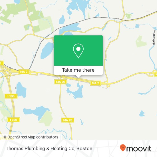 Mapa de Thomas Plumbing & Heating Co