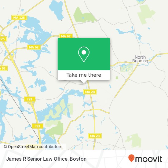 James R Senior Law Office map