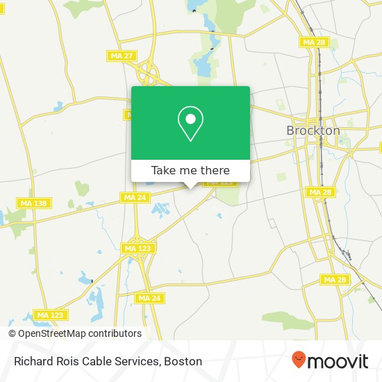 Richard Rois Cable Services map