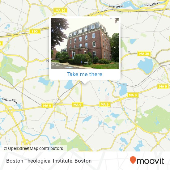 Mapa de Boston Theological Institute