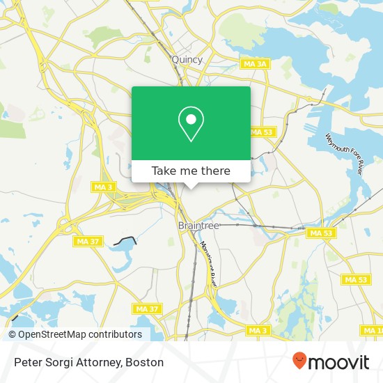 Peter Sorgi Attorney map