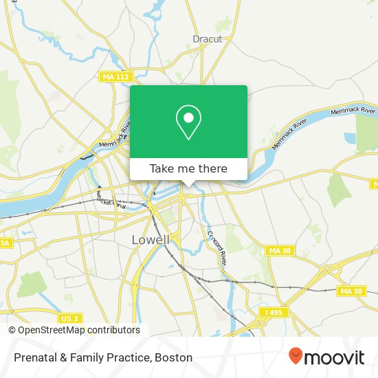 Prenatal & Family Practice map