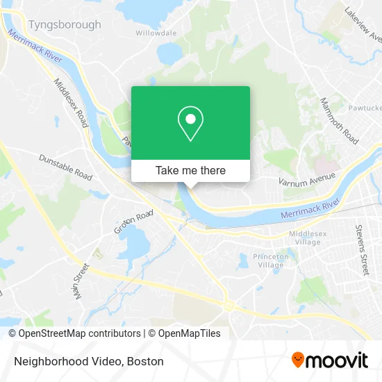 Neighborhood Video map