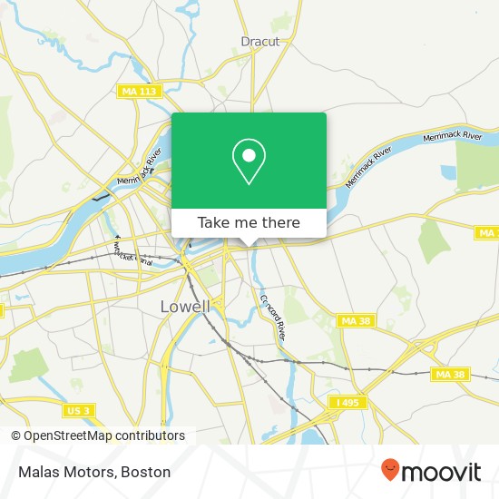 Malas Motors map