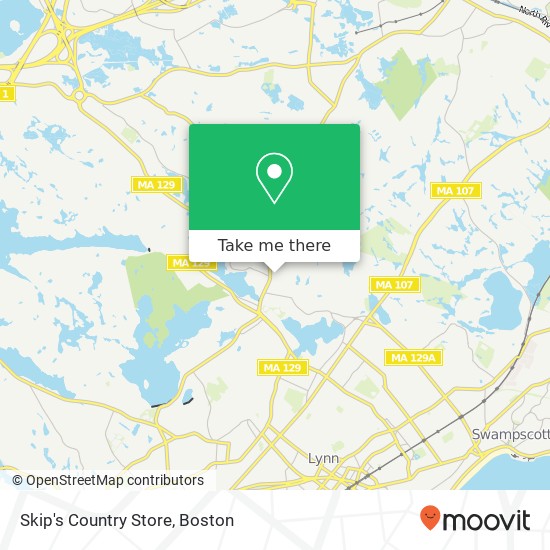 Mapa de Skip's Country Store