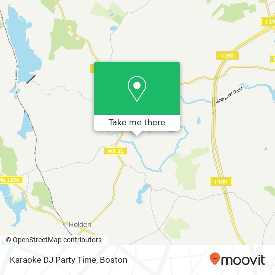 Karaoke DJ Party Time map