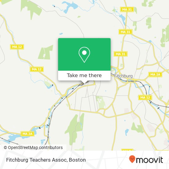 Mapa de Fitchburg Teachers Assoc