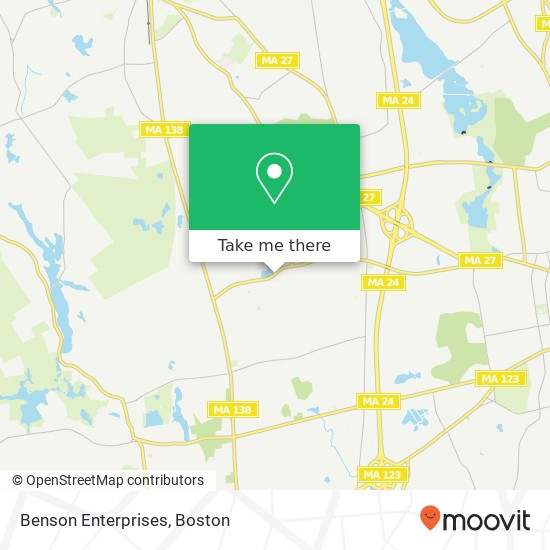 Mapa de Benson Enterprises