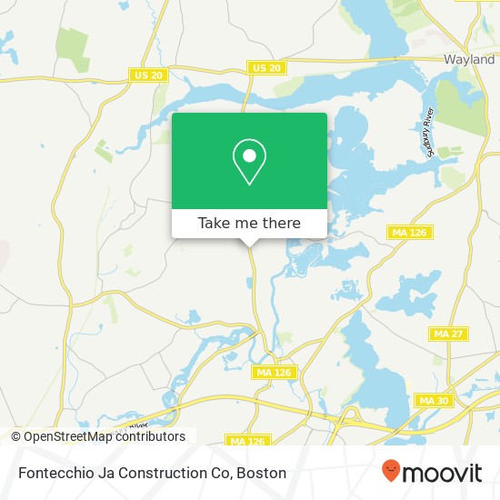 Fontecchio Ja Construction Co map