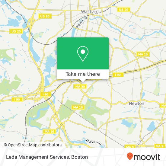 Leda Management Services map