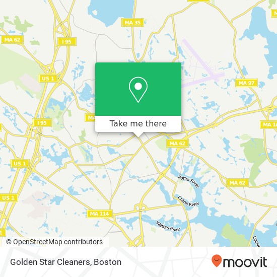 Golden Star Cleaners map