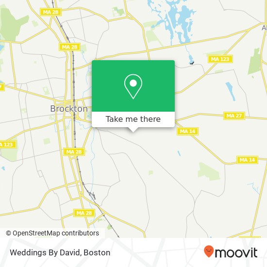 Weddings By David map