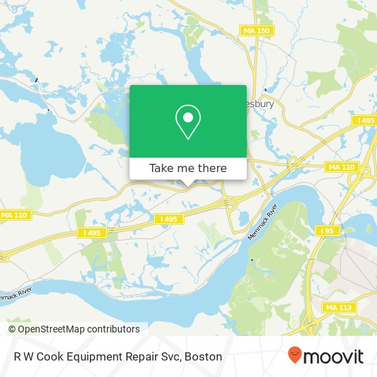 Mapa de R W Cook Equipment Repair Svc