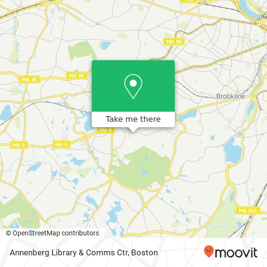 Mapa de Annenberg Library & Comms Ctr