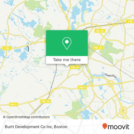 Mapa de Burtt Development Co Inc