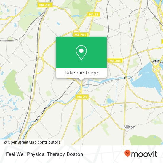 Mapa de Feel Well Physical Therapy