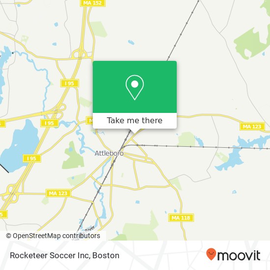 Rocketeer Soccer Inc map