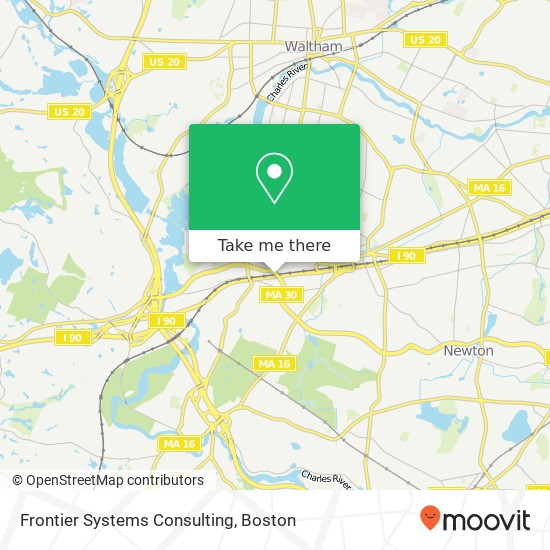 Frontier Systems Consulting map