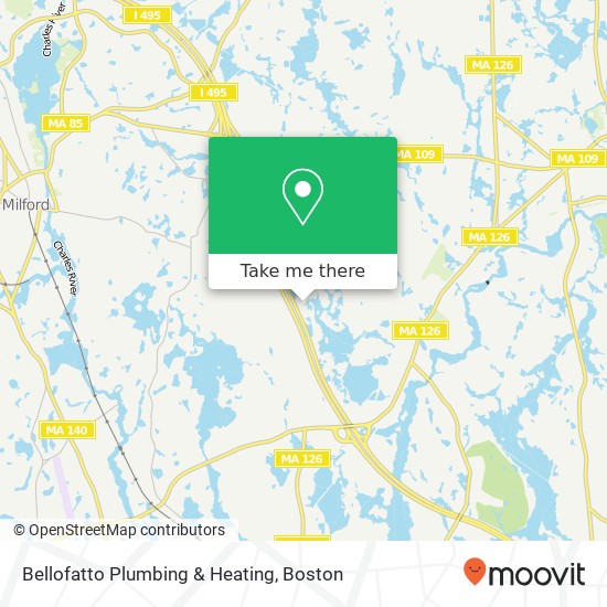 Bellofatto Plumbing & Heating map