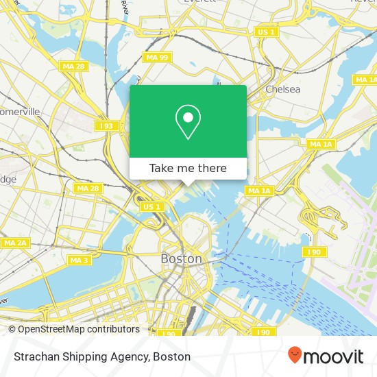 Strachan Shipping Agency map