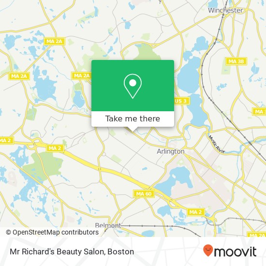 Mr Richard's Beauty Salon map
