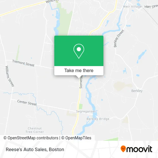 Reese's Auto Sales map