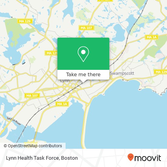 Mapa de Lynn Health Task Force