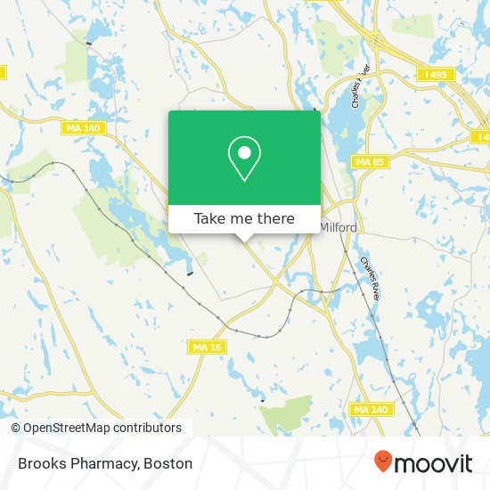 Mapa de Brooks Pharmacy