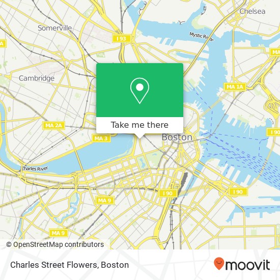 Mapa de Charles Street Flowers