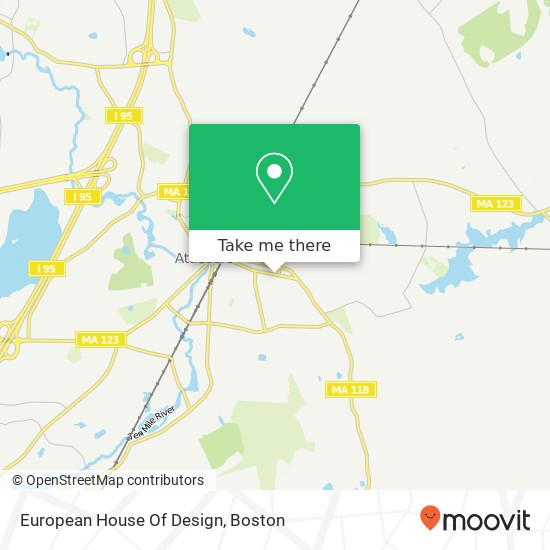 European House Of Design map