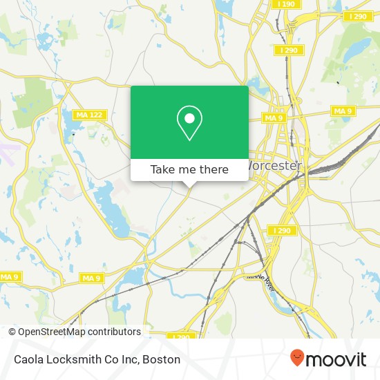 Mapa de Caola Locksmith Co Inc