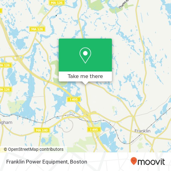 Franklin Power Equipment map