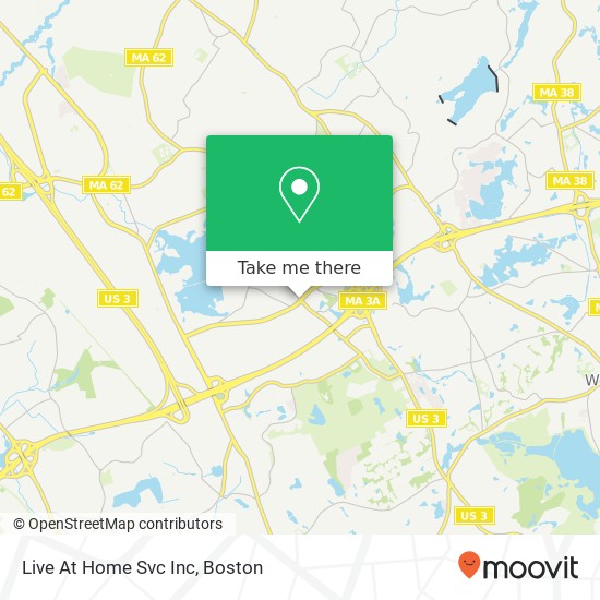Mapa de Live At Home Svc Inc