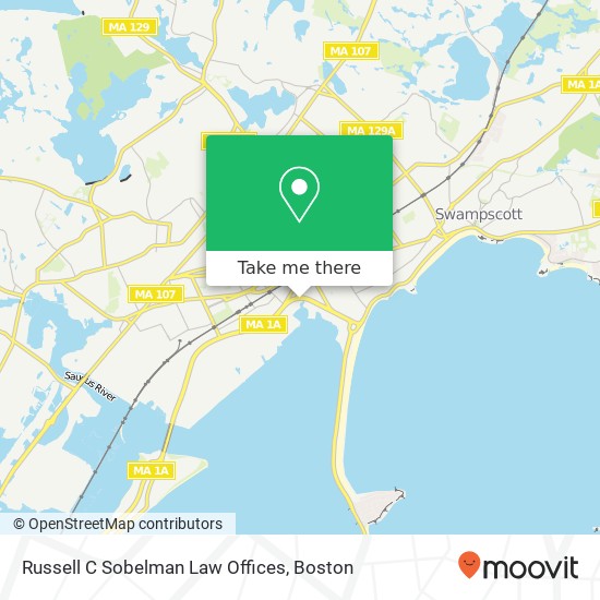 Russell C Sobelman Law Offices map