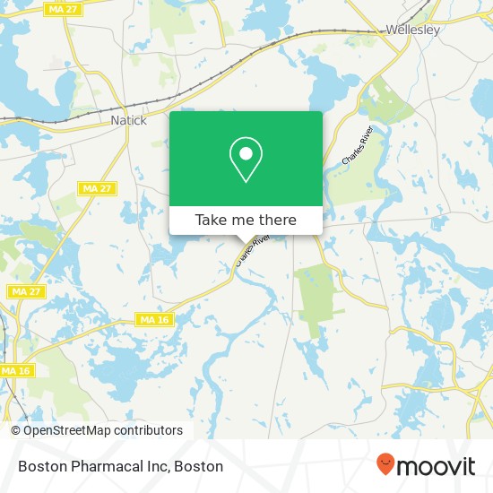 Mapa de Boston Pharmacal Inc