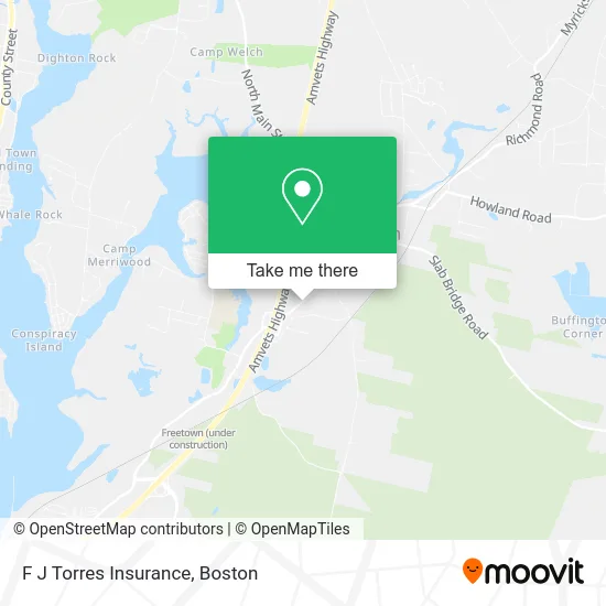 F J Torres Insurance map