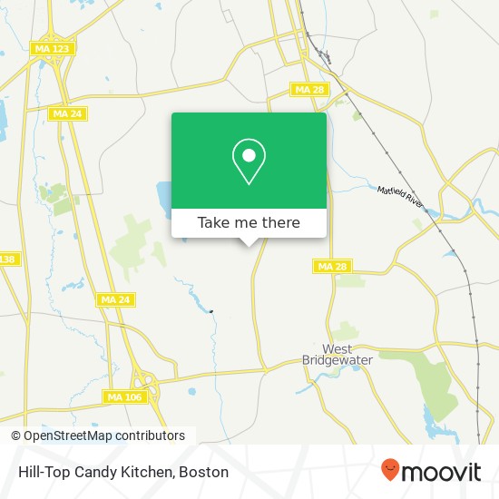 Mapa de Hill-Top Candy Kitchen