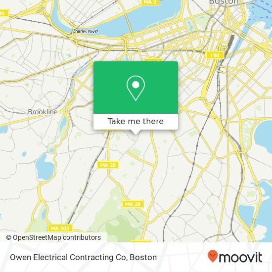 Owen Electrical Contracting Co map