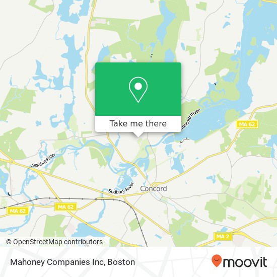 Mahoney Companies Inc map