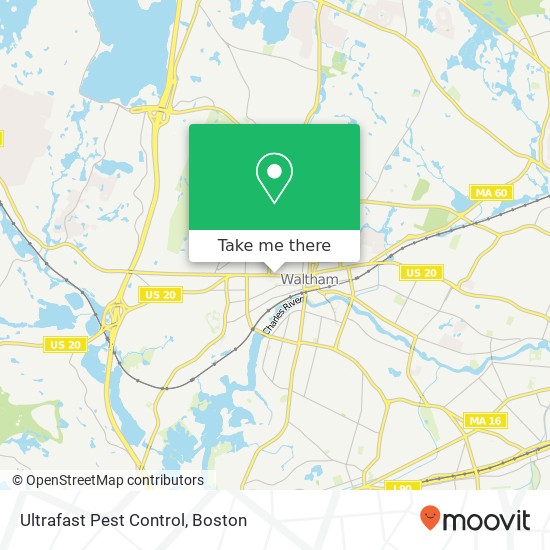 Mapa de Ultrafast Pest Control