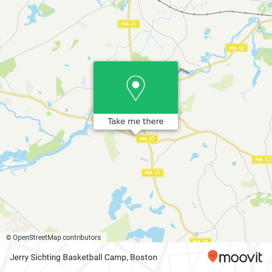 Mapa de Jerry Sichting Basketball Camp