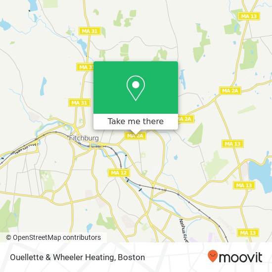 Mapa de Ouellette & Wheeler Heating