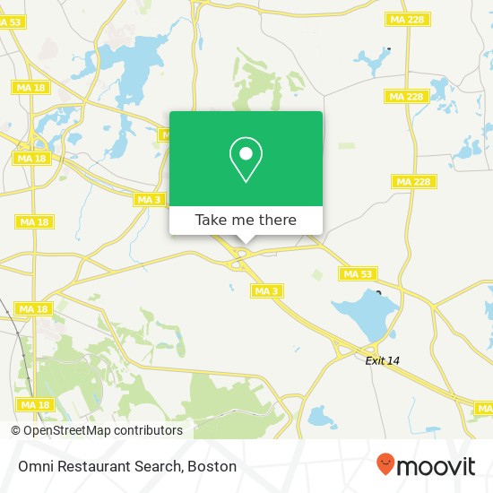 Omni Restaurant Search map