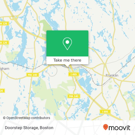 Mapa de Doorstep Storage