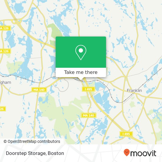 Doorstep Storage map