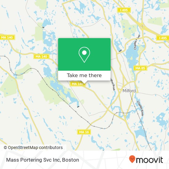 Mass Portering Svc Inc map