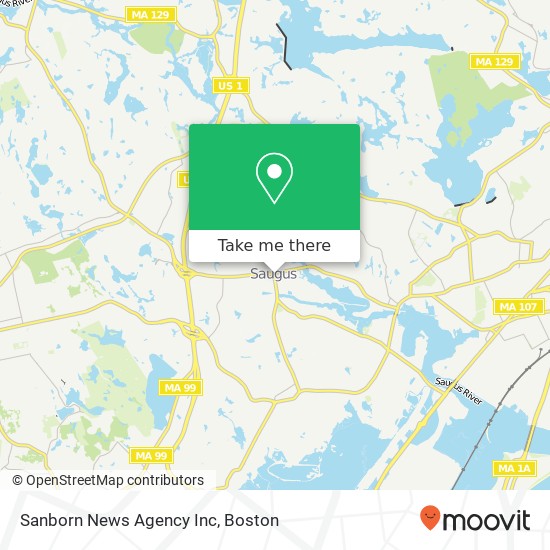 Sanborn News Agency Inc map