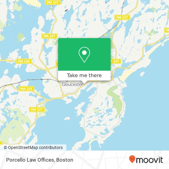 Porcello Law Offices map