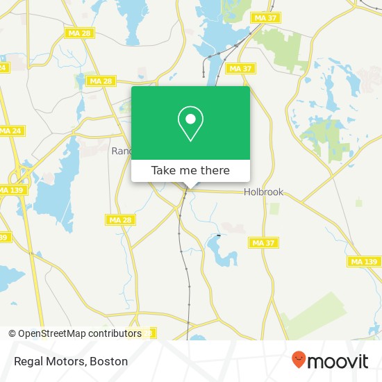 Mapa de Regal Motors