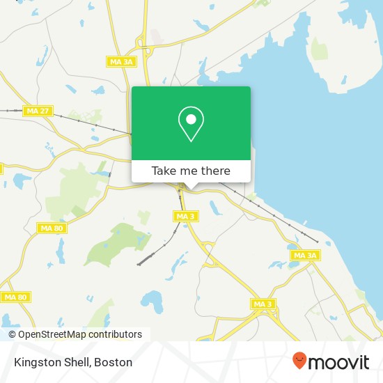 Kingston Shell map